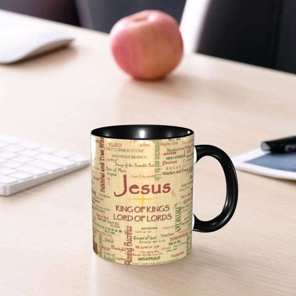 Jesus Biblical References Mug Custom Religious Christian Divine Mercy Ceramic Coffee Mug Cup Creative Gift