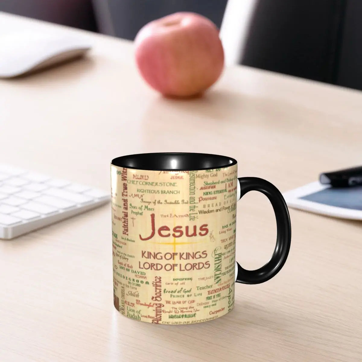 Jesus Biblical References Mug Custom Religious Christian Divine Mercy Ceramic Coffee Mug Cup Creative Gift