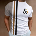 Retro Men'S T-Shirt 3d Music Notes Printed Men Clothing Daily Casual Short Sleeve Street Designer Tees Top Loose Oversized Shirt